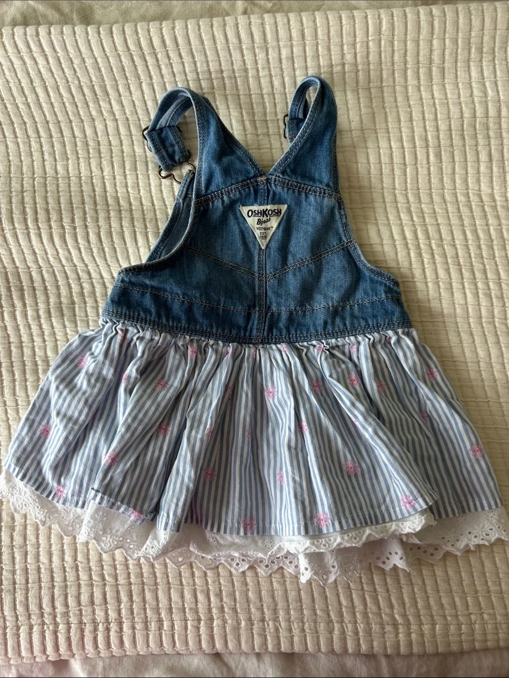 OshKosh Bgosh denim bib